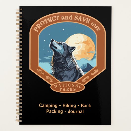 Bescherm onze nationale parken planner (Voorkant)