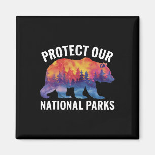 Bescherm onze nationale parken Smokey Resist Beer Magneet