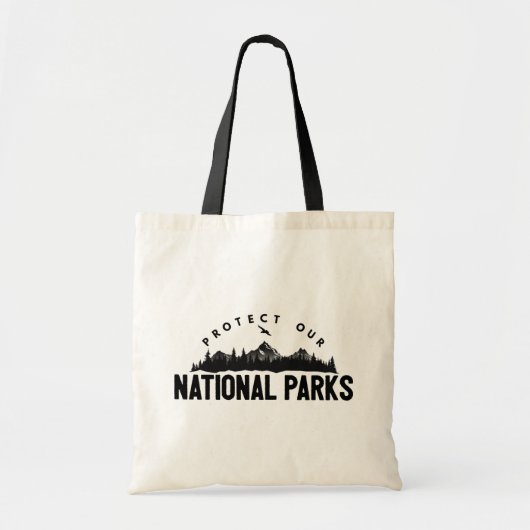 Bescherm onze nationale parken tote bag (Voorkant)