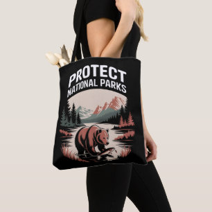 Bescherm onze nationale parken tote bag