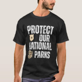 Bescherm onze nationale parken - US Alt Service Pa T-shirt (Voorkant)