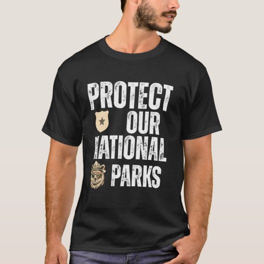 Bescherm onze nationale parken - US Alt Service Pa T-shirt (Voorkant)