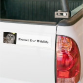 Bescherm onze natuur - Bumpersticker (Op Truck)