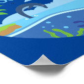 Bescherm onze oceaan onze toekomst poster (Hoek)