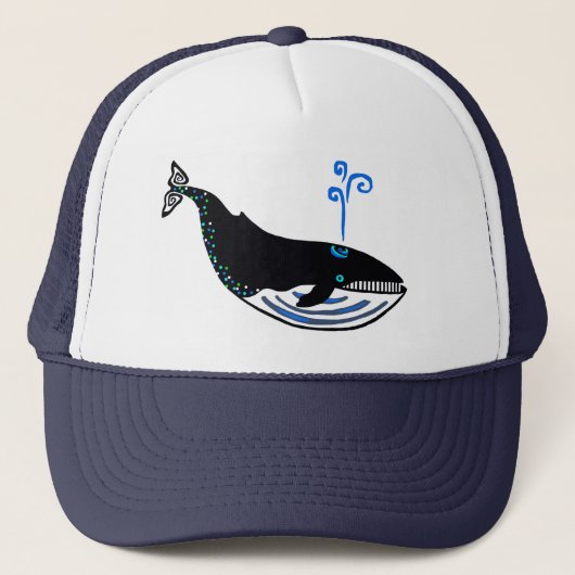 Bescherm onze oceanen - Blue WHALE - Wildlife - Na Trucker Pet (Voorkant)
