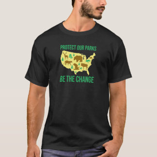 Bescherm onze parken als de belangrijkste VS T-shirt