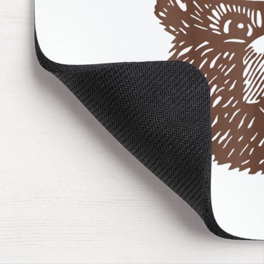 Bescherm onze Parken Beer Graphic National Park Fu Muismat (Hoek)