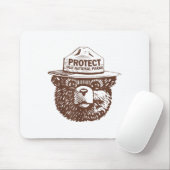 Bescherm onze Parken Beer Graphic National Park Fu Muismat (Met muis)