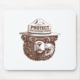 Bescherm onze Parken Beer Graphic National Park Fu Muismat