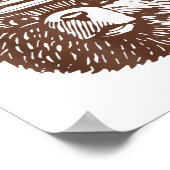 Bescherm onze Parken Beer Graphic National Park Fu Poster (Hoek)