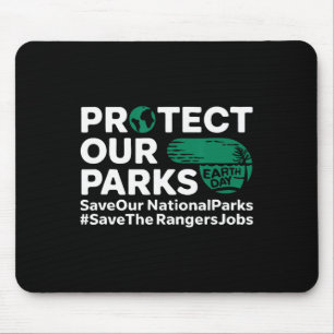 Bescherm onze parken Red onze nationale parken Ear Muismat