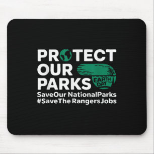 Bescherm onze parken Red onze nationale parken Ear Muismat