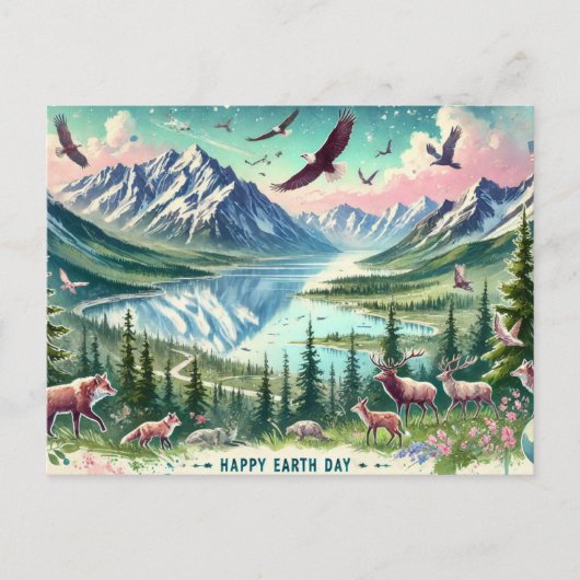 Bescherm onze planeet, 22 april briefkaart (Voorkant)