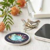 Bescherm onze planeet - Dag van de Aarde (Schetkig Sleutelhanger (Zijkant)