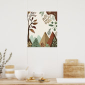 Bescherm onze planeet – handgetekende Natuur & Sus Poster (Keuken)