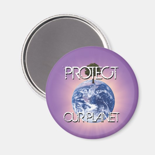 Bescherm onze planeet magneet (Voorkant / Achterkant)
