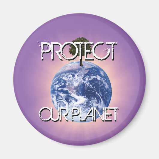 Bescherm onze planeet magneet (Voorkant)