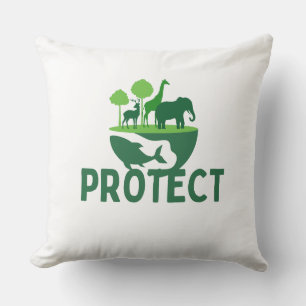 Bescherm onze planeet mok – Natuur- en wildbeheer Kussen