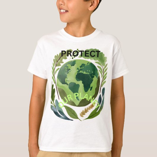 Bescherm onze planeet t-shirt (Voorkant)
