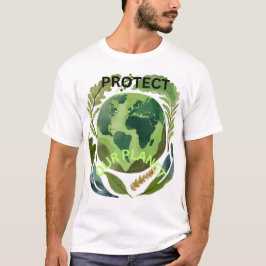 Bescherm onze planeet t-shirt