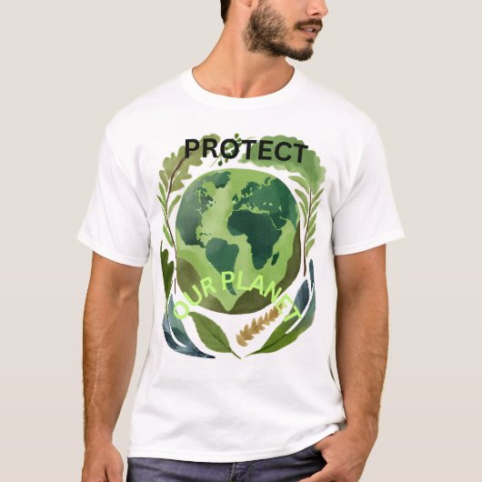 Bescherm onze planeet t-shirt (Voorkant)