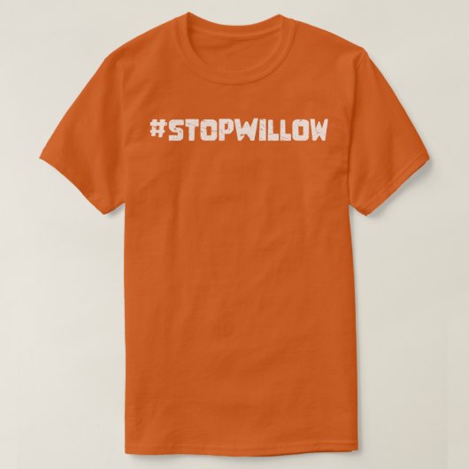 Bescherm onze Planet Behoud Toekomst Stop Willow S T-shirt (Design voorkant)