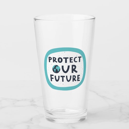 Bescherm onze toekomst glas (Voorkant)