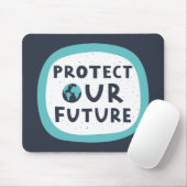 Bescherm onze toekomst muismat (Met muis)