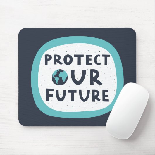 Bescherm onze toekomst muismat (Met muis)