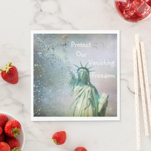 Bescherm onze vrijheid servet (Insitu)