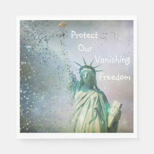 Bescherm onze vrijheid servet