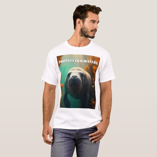BESCHERM ONZE WATEREN T-SHIRT (Voorkant volledig)