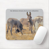 Bescherm onze Wilde Burros Muismat (Met muis)