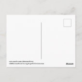 Bescherm onze wilde paarden briefkaart (Achterkant)