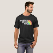 Bescherm Queer Kinder Lgbt Pride Ally T-shirt (Voorkant volledig)