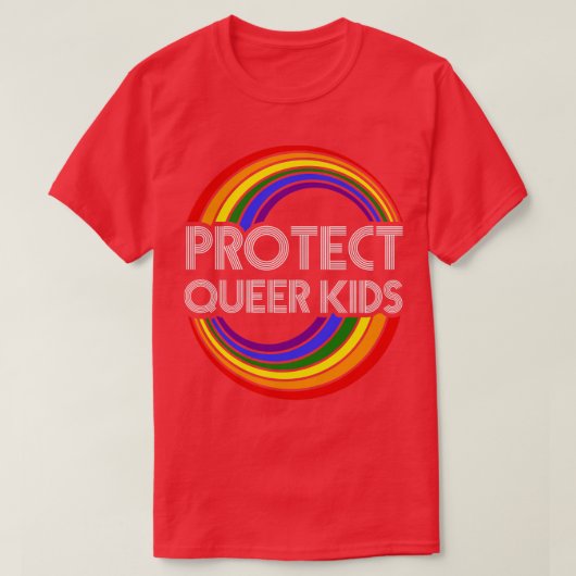 Bescherm Queer Kinder LGBT Pride LGBTQ Pride Maand T-shirt (Design voorkant)