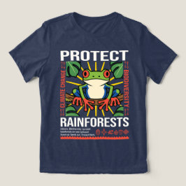 Bescherm Regenwouden Milieu Bewustzijn Tri-Blend Shirt