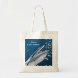 Bescherm Rice's walvissen tote bag