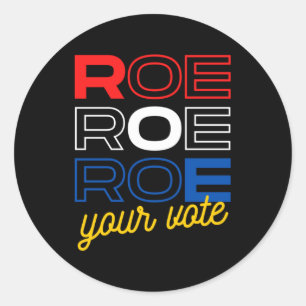 Bescherm Roe Roe Roe Roe Uw Stemming Pro Roe Pro C Ronde Sticker