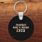 Bescherm Roe Wade Abortion Rights Pro Choice Sleutelhanger (Voorkant)
