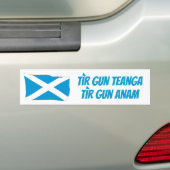 Bescherm Schots-Gaelische Bumpersticker (Op auto)