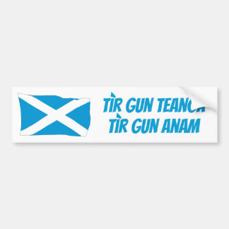 Bescherm Schots-Gaelische Bumpersticker
