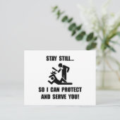 Bescherm server briefkaart (Staand voorkant)