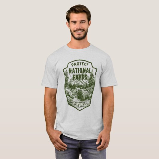 Bescherm steun National Parks Beer River Graphic T-shirt (Voorkant volledig)