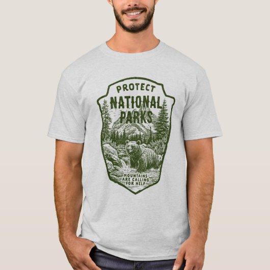 Bescherm steun National Parks Beer River Graphic T-shirt (Voorkant)