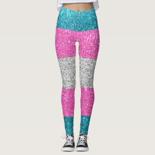 Bescherm Trans Glitter LGBTQ Queer Mode Stijlvol Leggings