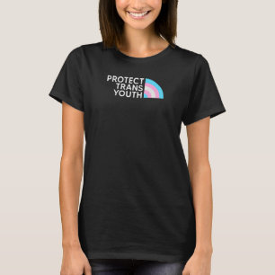 Bescherm Trans Jeugd Transgender LGBT Pride Bondge T-shirt