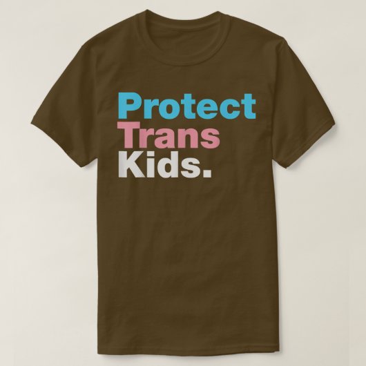 Bescherm trans-Kind LGBT-ondersteuning LGBT Pride T-shirt (Design voorkant)