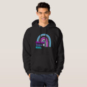 Bescherm Trans Kind Pride LGBT Rainbow Hoodie (Voorkant volledig)