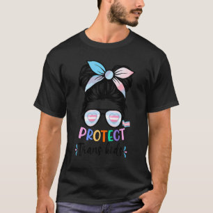 Bescherm Trans-Kinder Bun Lgbetq Trans Pride T-shirt